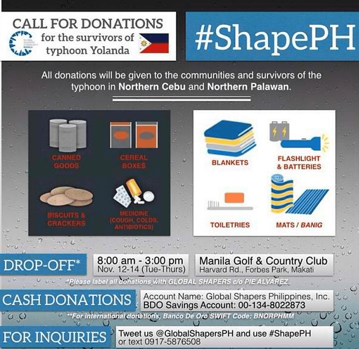 #ShapePH for Donations