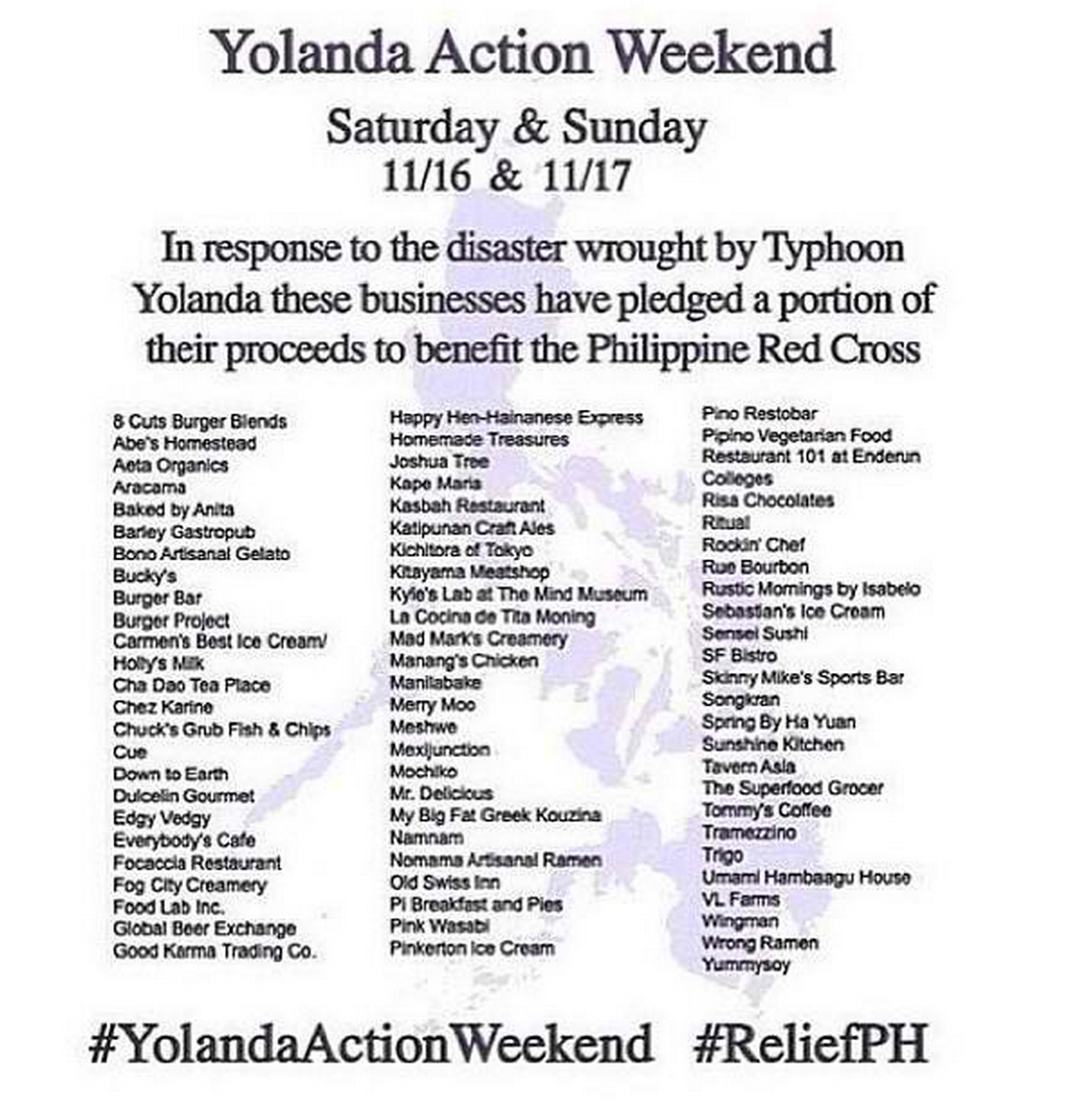 #ReliefPH