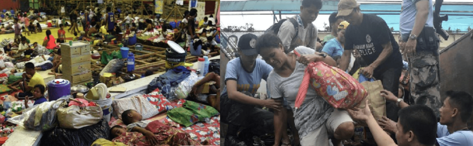typhoon yolanda relief operations and evacuation centers