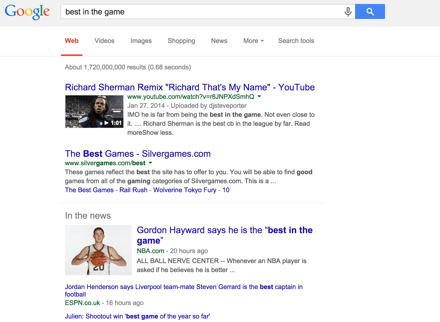 Showing up in Google News