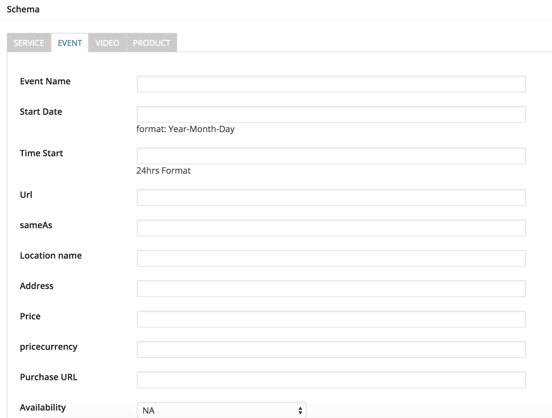WordPress Schema Plugin Version 1.1 Beta LeapFroggr Inc.